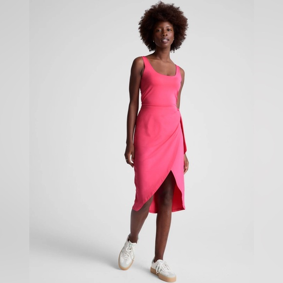 Beyond Yoga Spacedye Allure Midi Dress | Red Ash Heather / Xs